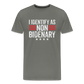 I Identify as Non-Bidenary Men's Premium T-Shirt - asphalt gray