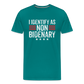 I Identify as Non-Bidenary Men's Premium T-Shirt - teal