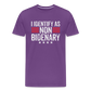 I Identify as Non-Bidenary Men's Premium T-Shirt - purple