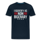 I Identify as Non-Bidenary Men's Premium T-Shirt - deep navy