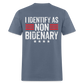 I Identify as Non-Bidenary (Back Print) Classic T-Shirt - denim