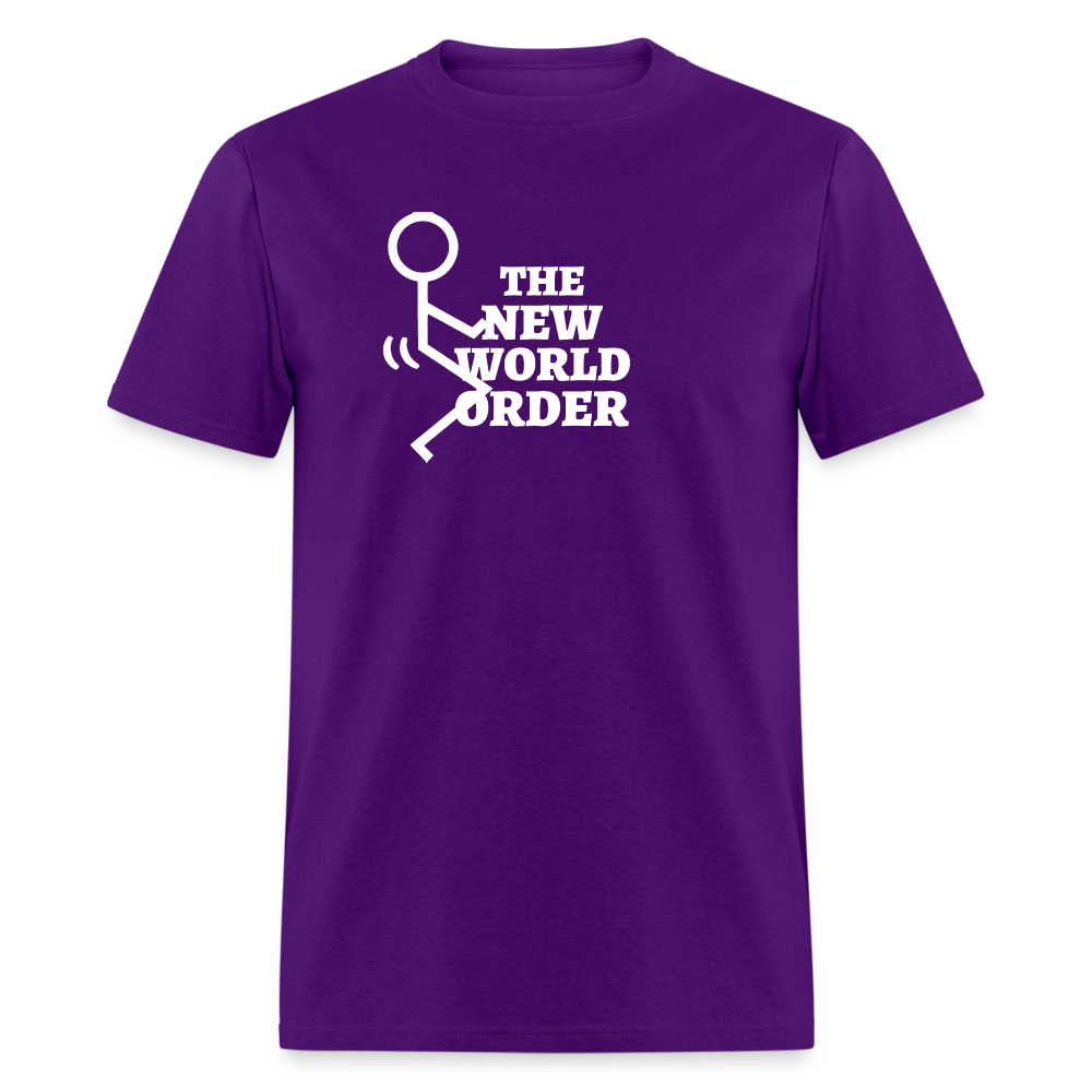 F**k The New World Order Classic T-Shirt - purple