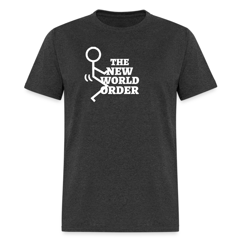 F**k The New World Order Classic T-Shirt - heather black