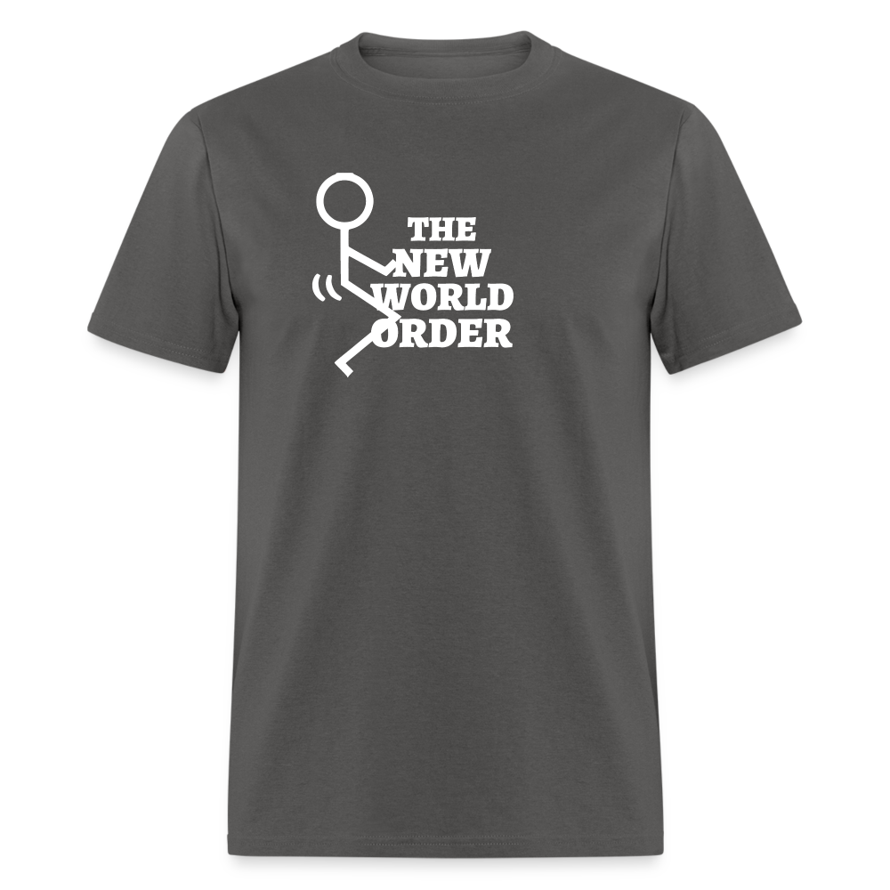 F**k The New World Order Classic T-Shirt - charcoal