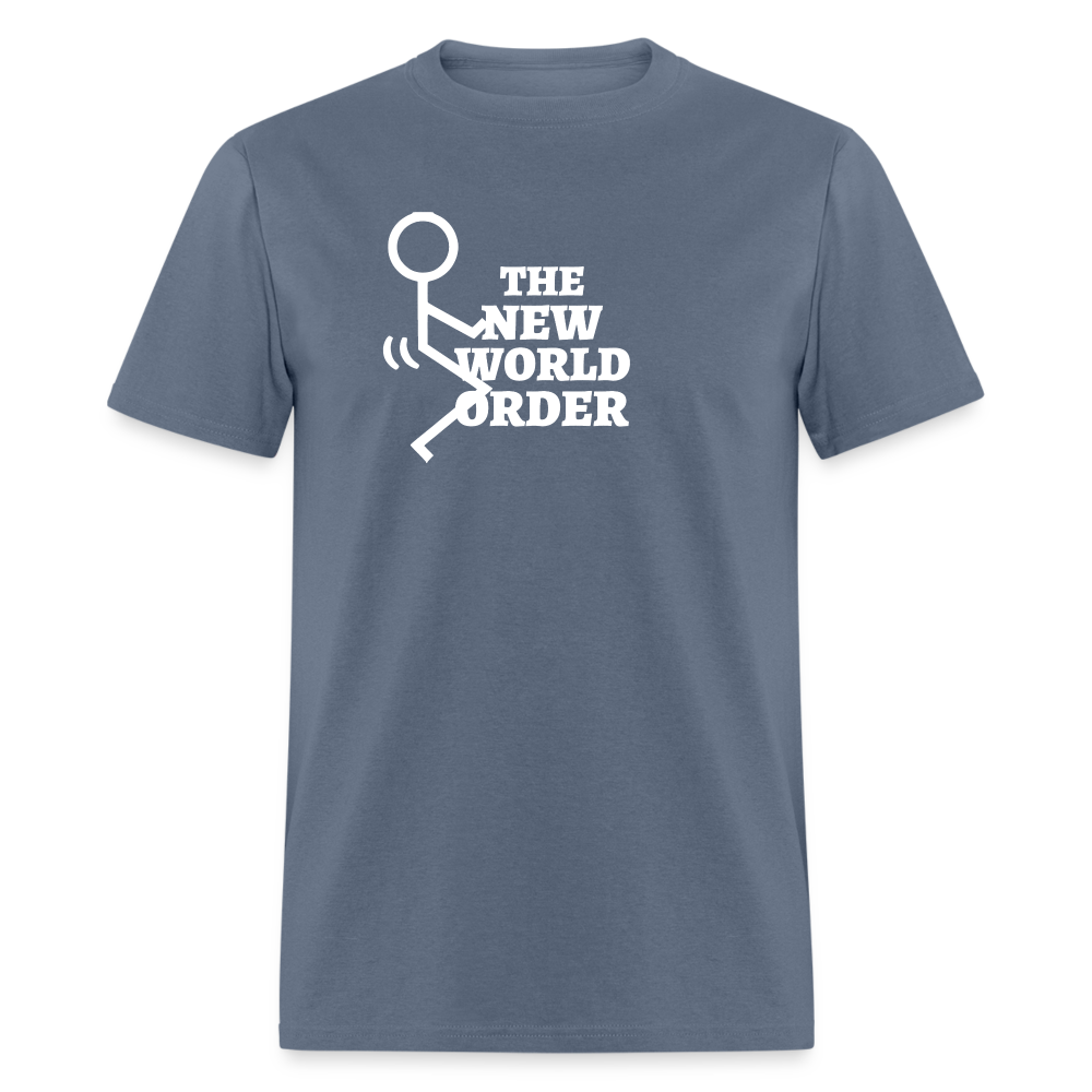 F**k The New World Order Classic T-Shirt - denim