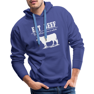 Eat Beef - The west wasn't won on Salads Men’s Premium Hoodie - royal blue