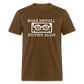 Make Orwell Fiction Again Classic T-Shirt - brown