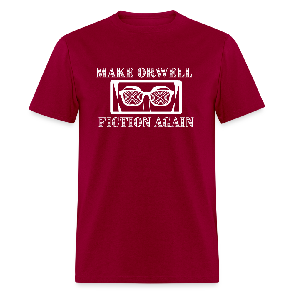 Make Orwell Fiction Again Classic T-Shirt - dark red