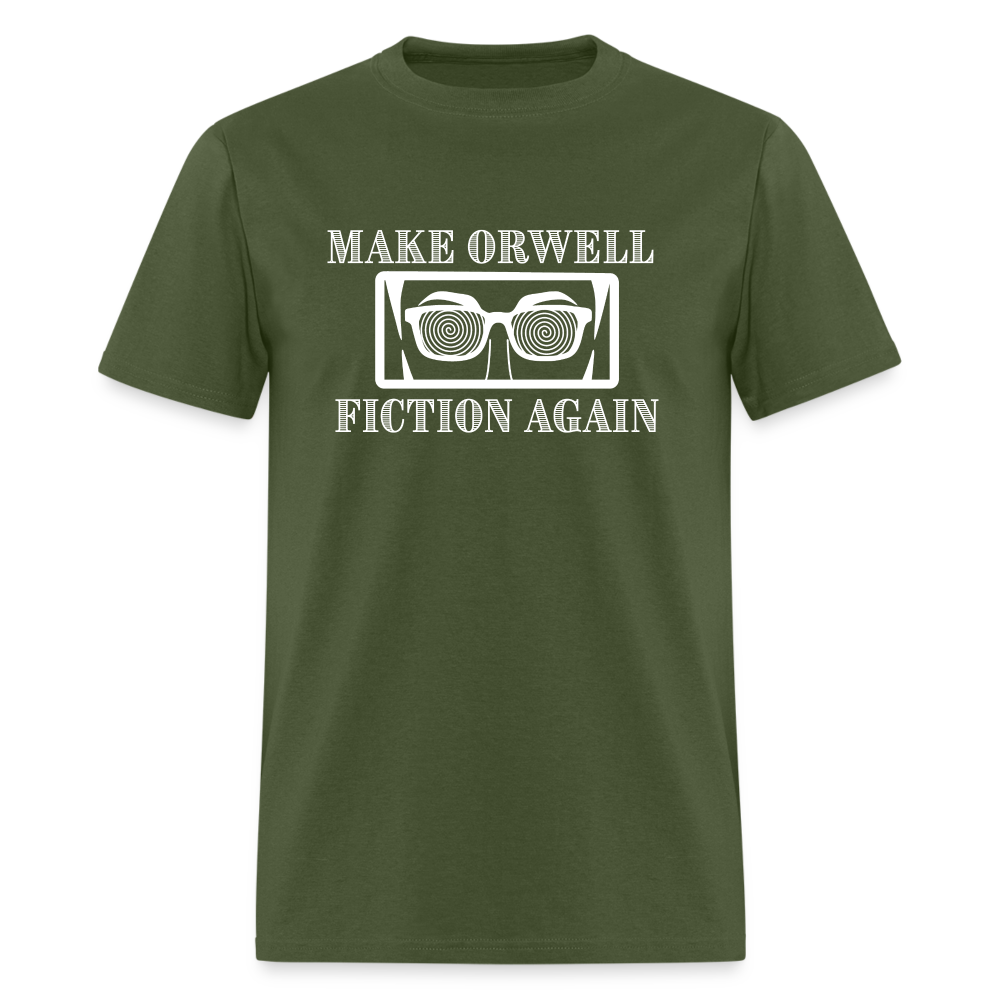 Make Orwell Fiction Again Classic T-Shirt - military green