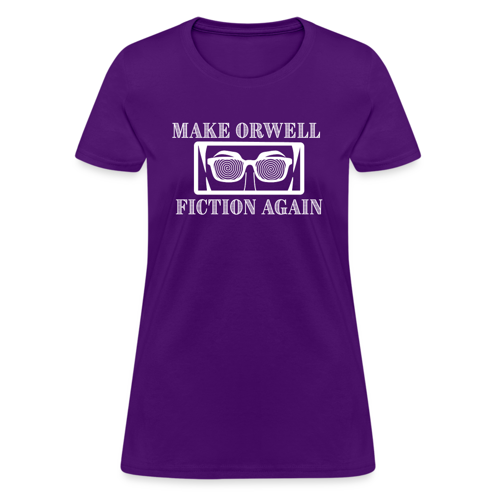 Make Orwell Fiction Again Women's T-Shirt - purple