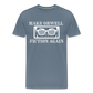 Make Orwell Fiction Again Men's Premium T-Shirt - steel blue