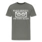 Make Orwell Fiction Again Men's Premium T-Shirt - asphalt gray