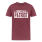 I Identify As A Patriot Men's Premium T-Shirt - heather burgundy