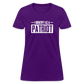 I Identify As A Patriot Women's T-Shirt - purple