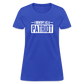 I Identify As A Patriot Women's T-Shirt - royal blue