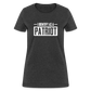 I Identify As A Patriot Women's T-Shirt - heather black