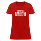 I Identify As A Patriot Women's T-Shirt - red