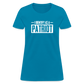 I Identify As A Patriot Women's T-Shirt - turquoise