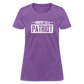 I Identify As A Patriot Women's T-Shirt - purple heather