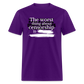 The Worst Thing About Censorship is ----- --------  Classic T-Shirt - purple