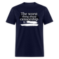 The Worst Thing About Censorship is ----- --------  Classic T-Shirt - navy