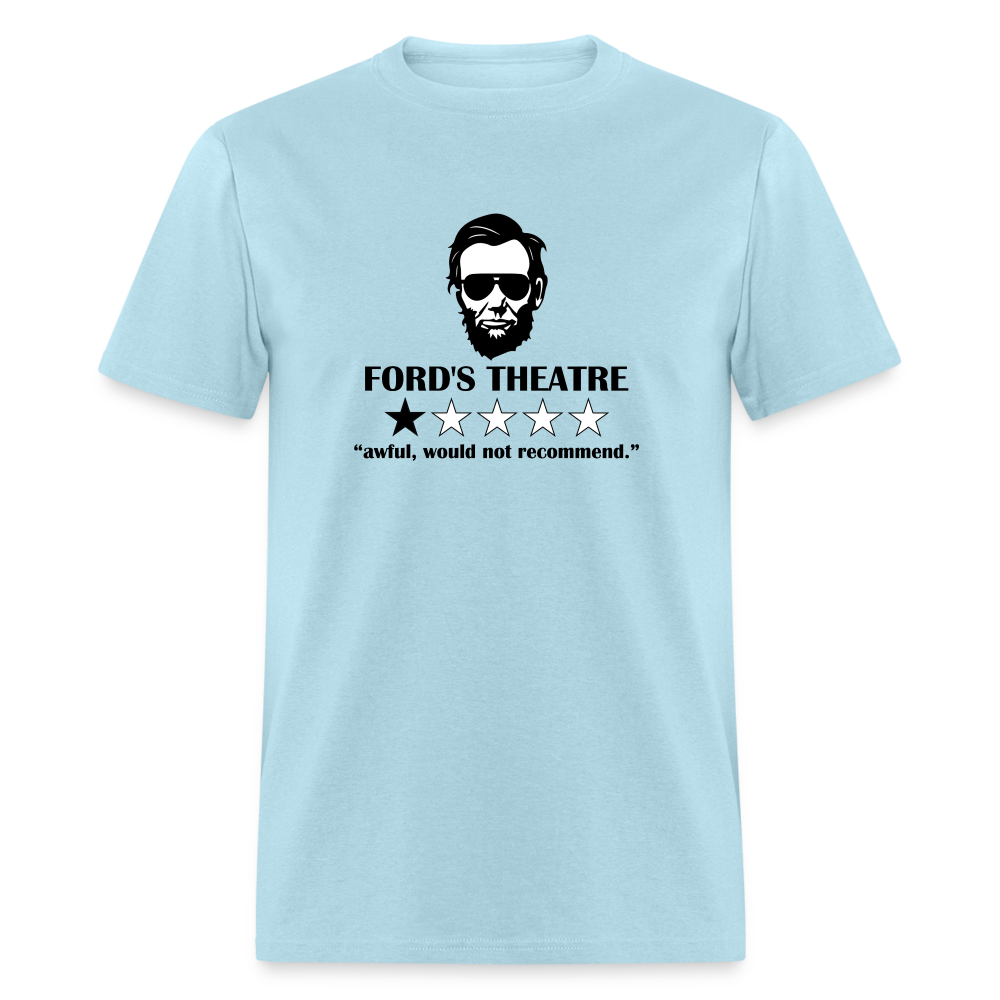 Abraham Lincoln Ford Theatre 1 Star Review Funny Classic T-Shirt - powder blue