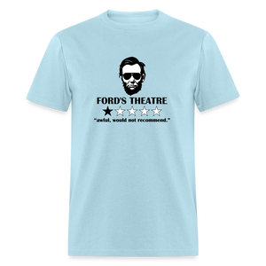 Abraham Lincoln Ford Theatre 1 Star Review Funny Classic T-Shirt - powder blue