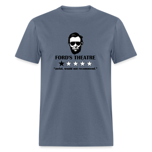 Abraham Lincoln Ford Theatre 1 Star Review Funny Classic T-Shirt - denim