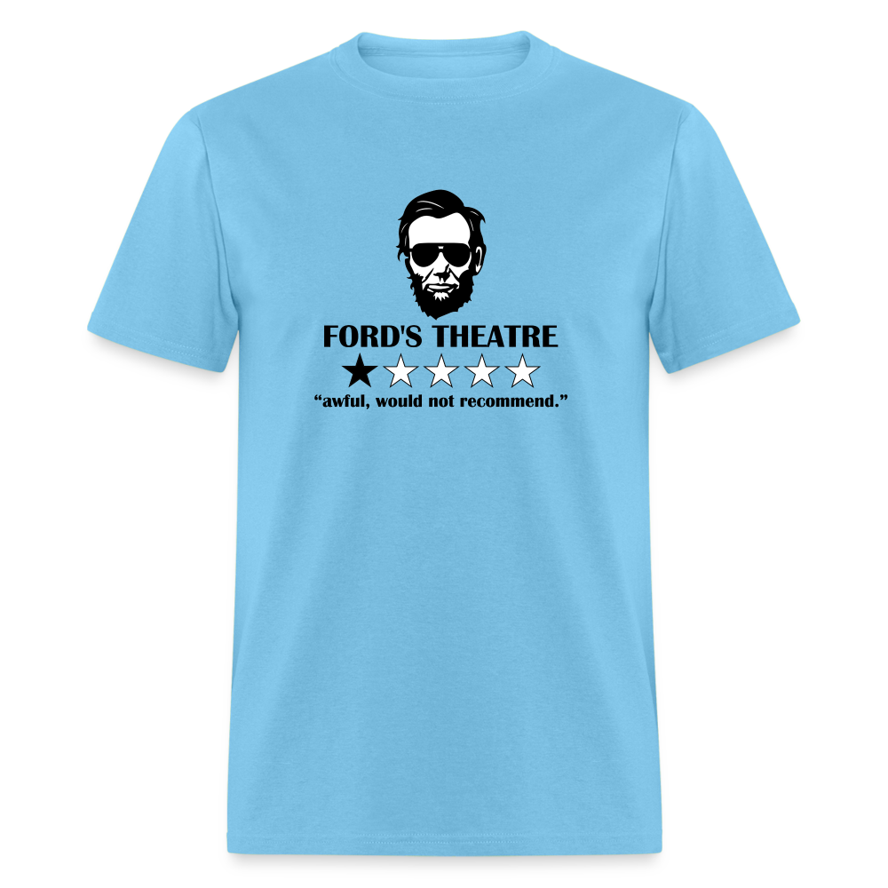 Abraham Lincoln Ford Theatre 1 Star Review Funny Classic T-Shirt - aquatic blue