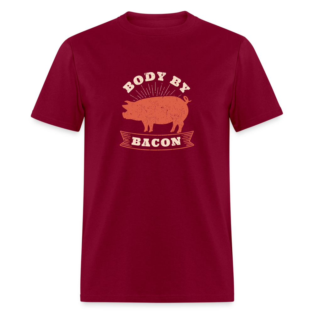 Body by Bacon Classic T-Shirt - burgundy