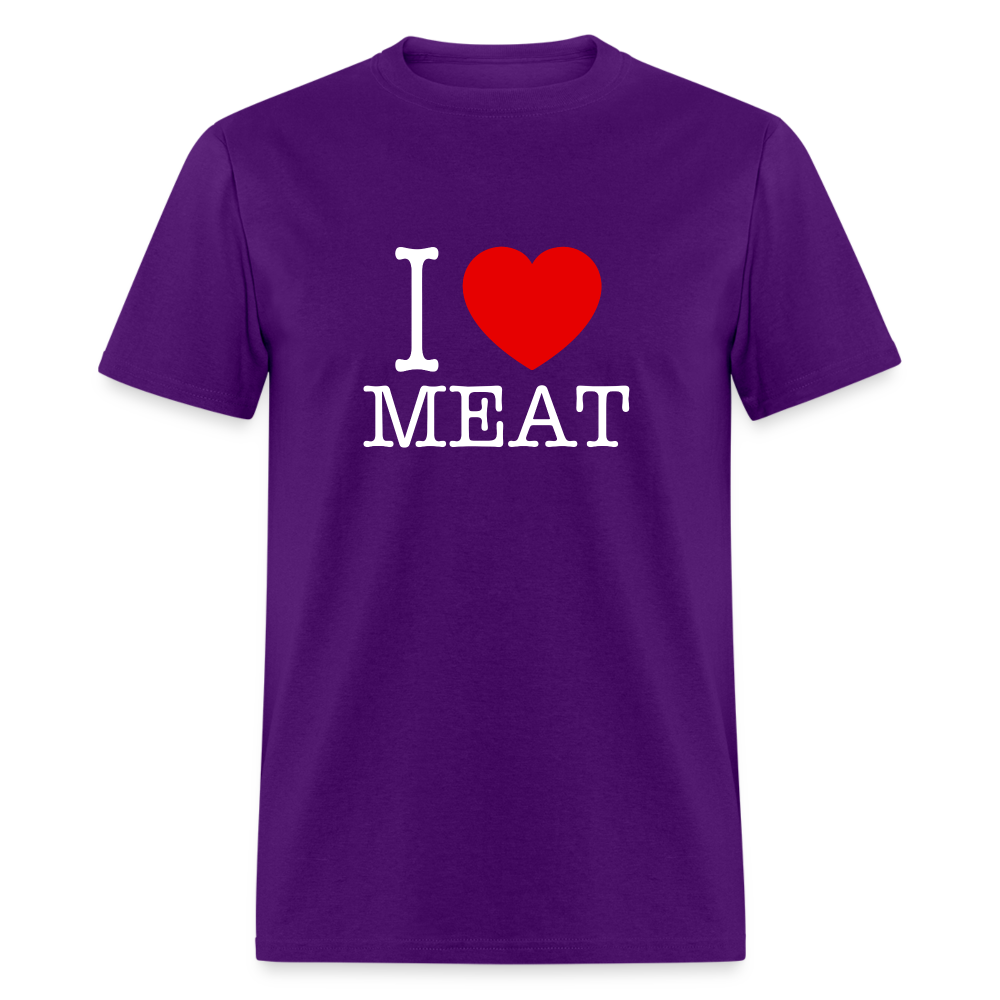 I Love Meat - Carnivore Classic T-Shirt - purple