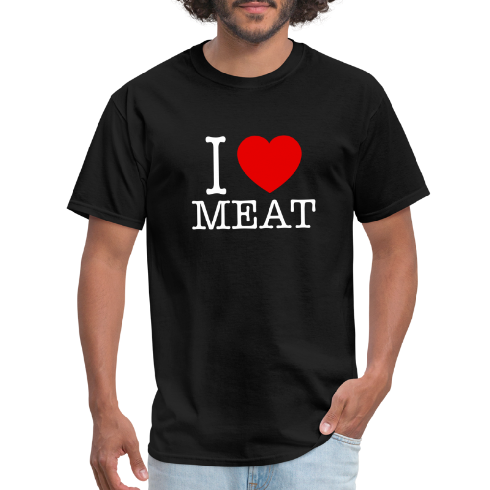 I Love Meat - Carnivore Classic T-Shirt - black