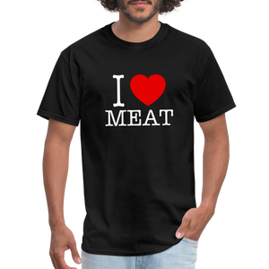 I Love Meat - Carnivore Classic T-Shirt - black