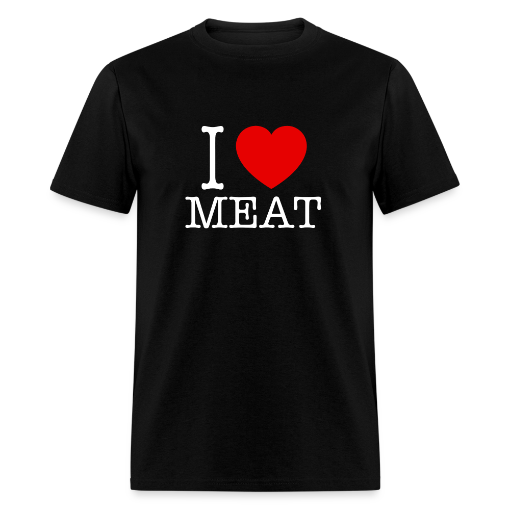 I Love Meat - Carnivore Classic T-Shirt - black