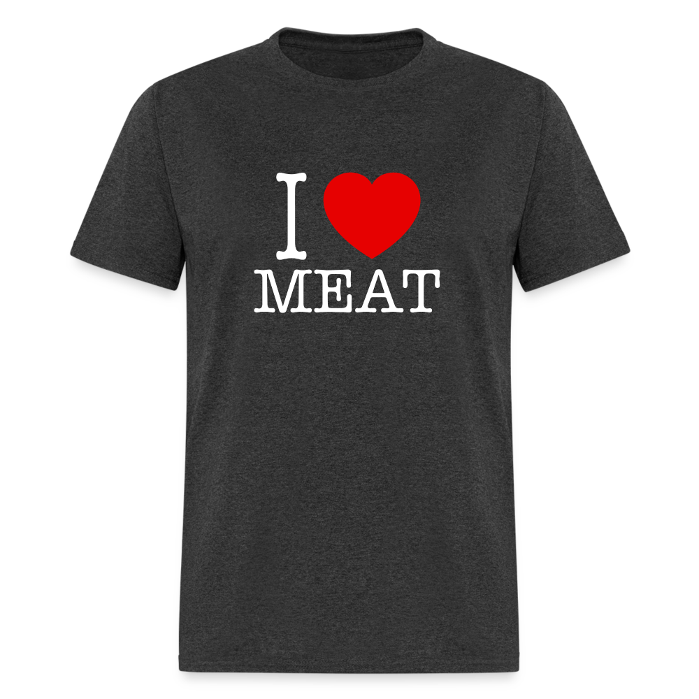 I Love Meat - Carnivore Classic T-Shirt - heather black