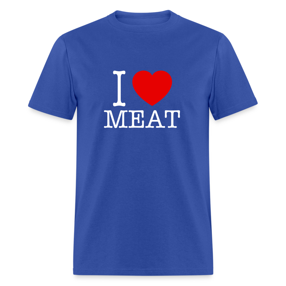 I Love Meat - Carnivore Classic T-Shirt - royal blue