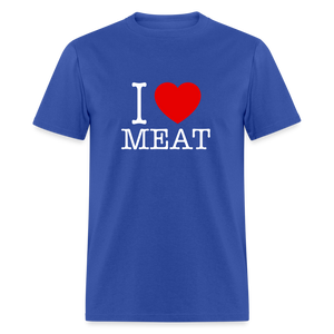 I Love Meat - Carnivore Classic T-Shirt - royal blue