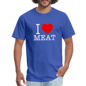 I Love Meat - Carnivore Classic T-Shirt - royal blue