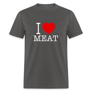 I Love Meat - Carnivore Classic T-Shirt - charcoal