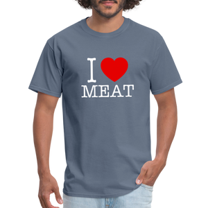 I Love Meat - Carnivore Classic T-Shirt - denim