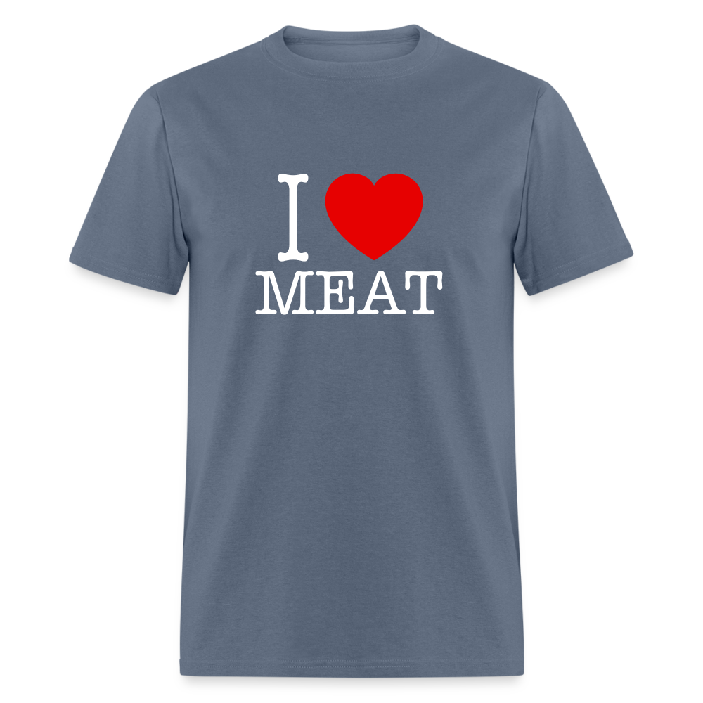 I Love Meat - Carnivore Classic T-Shirt - denim