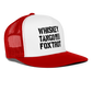 Whiskey - Tango - Foxtrot Trucker Hat - white/red