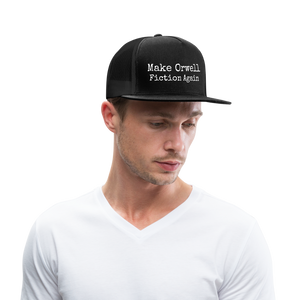 Make Orwell Fiction Again Trucker Hat - black/black