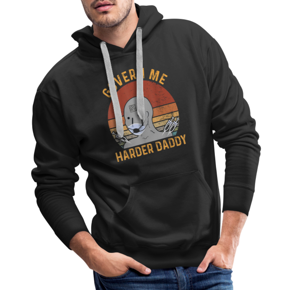 Govern Me Harder Daddy Men’s Premium Hoodie - black