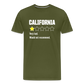 Review of California - Very bad. Would not recommend Funny Men's Premium T-Shirt - olive green