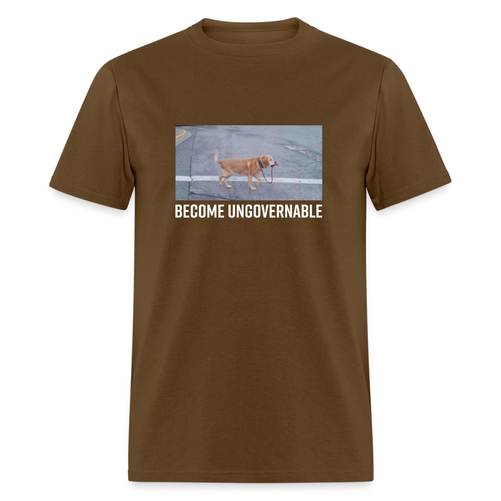 Become Ungovernable Classic T-Shirt - brown