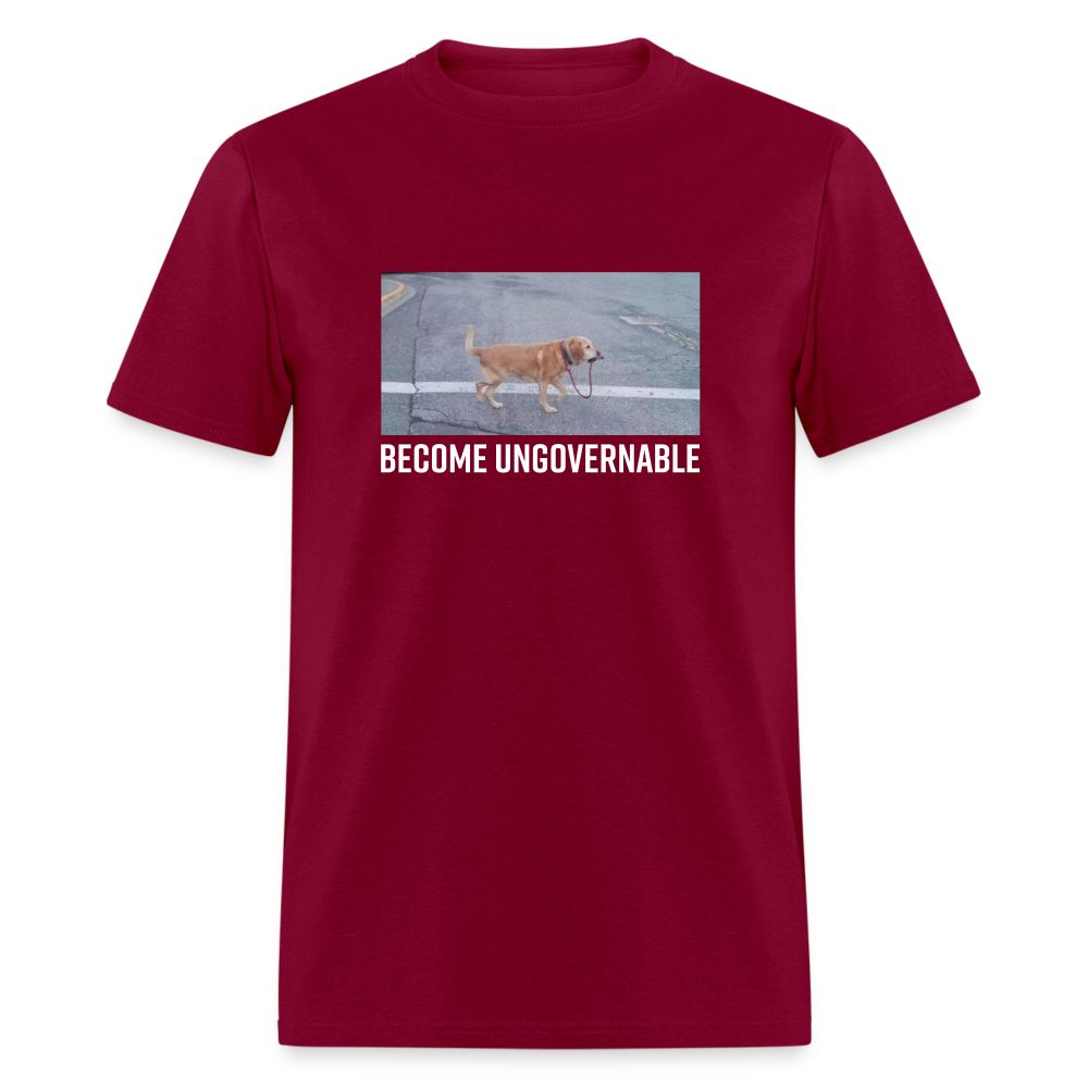 Become Ungovernable Classic T-Shirt - burgundy