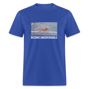 Become Ungovernable Classic T-Shirt - royal blue