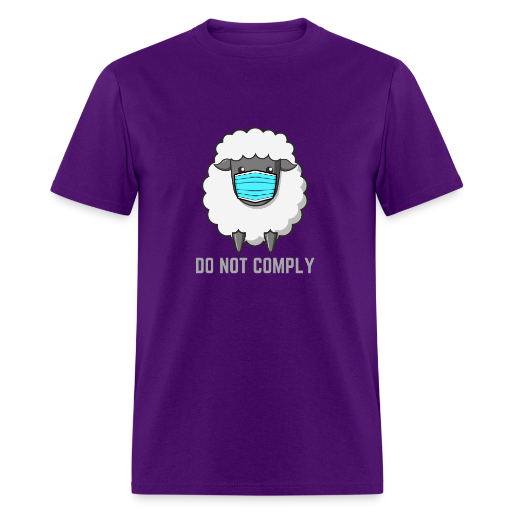 Do Not Comply Classic T-Shirt - purple