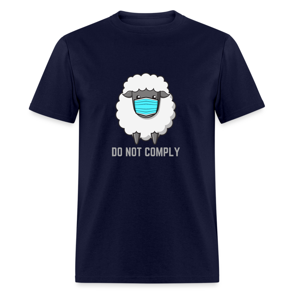 Do Not Comply Classic T-Shirt - navy